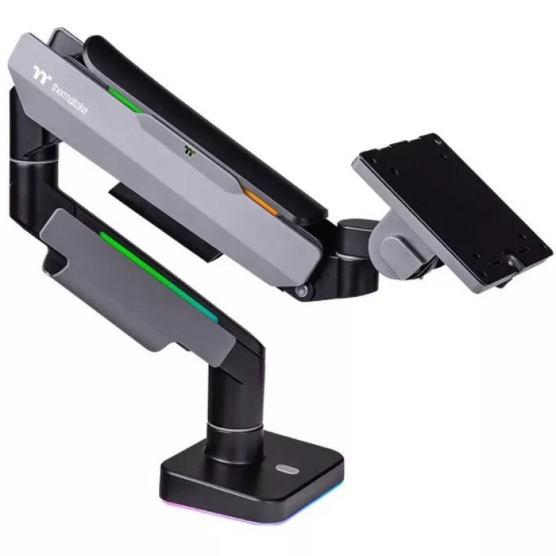 Thermaltake GEA-MSR-SMSBLK-01 monitoriaus laikiklis 124,5 cm 49 coliai Stalas Juoda Pilka