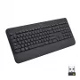 Logitech Signature K650 - klaviatūra - belaidė - Bluetooth 5.1 - QWERTZ - švediška - grafito