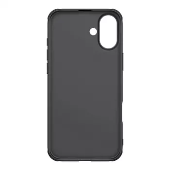 Nillkin Frosted Shield Pro telefono dėklas, skirtas iPhone 16 Plus — juodas, standus matinis galinis paviršius, plonas
