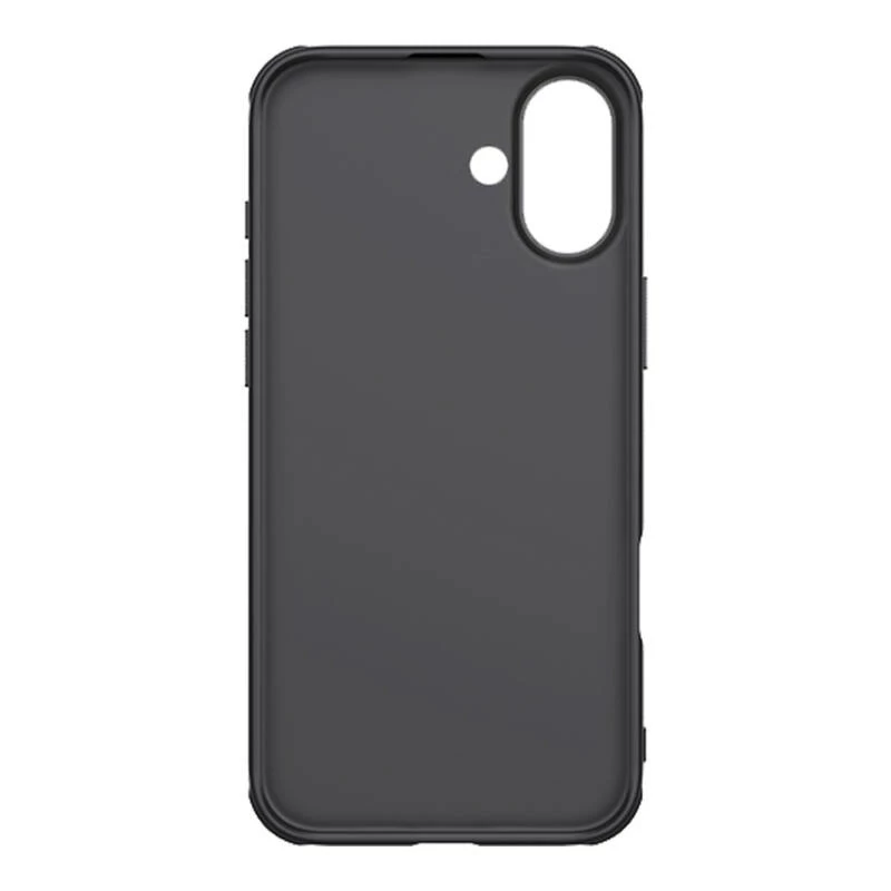 Nillkin Frosted Shield Pro telefono dėklas, skirtas iPhone 16 Plus — juodas, standus matinis galinis paviršius, plonas