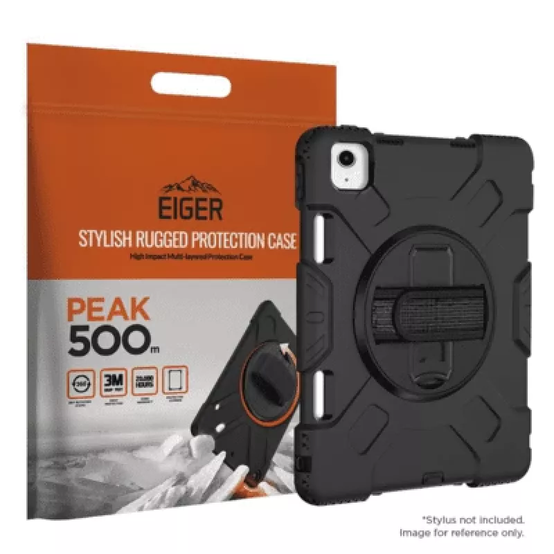 Eiger Peak 500m dėklas iPad 10 kartos / 11 kartos, juodas