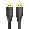 DisplayPort 1.4 laidas Vention HCDBI 3m, 8K 60Hz/ 4K 120Hz (juodas)