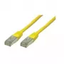 S/CONN Cat6 S/FTP 10 m tinklo kabelis Geltonas