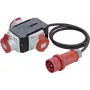 Bachmann H07RN-F5G - maitinimo skirstytuvas - IEC 60309 16A į IEC 60309 16A - AC 230/400 V - 16 A - 2,0m - lauko darbams (349.035)