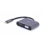 Cablexpert A-USB3C-HDMIVGA-01 USB grafikos adapteris, pilkas
