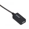 Aktyvus USB prievado ilgintuvas SAVIO CL-130 10 m USB 2.0 A kištukas–lizdas, 5 V, juodas