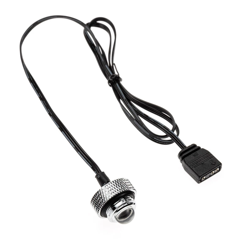XSPC ARGB LED Verschlussstopfen, G1/4, 5V 3Pin - chromuotas