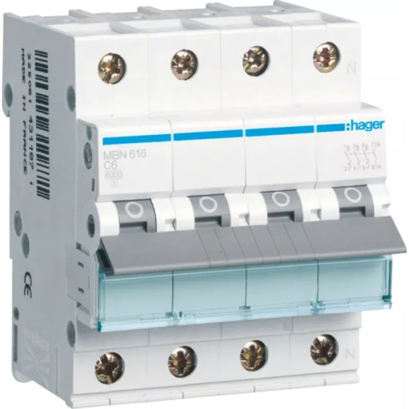 Hager MBN616 elektrinis jungiklis 4P (MBN616)