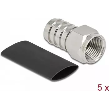 F kištukas užspaudimui RG-59 DeLOCK 90032