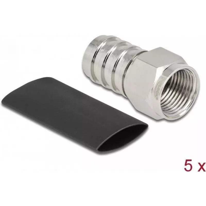 F kištukas užspaudimui RG-59 DeLOCK 90032