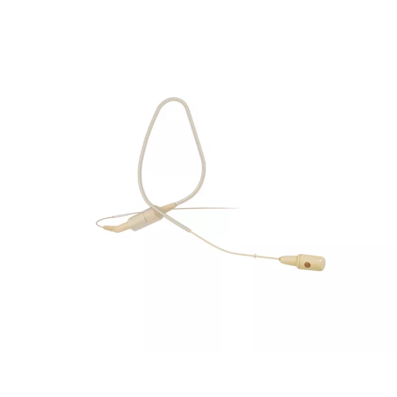 Mikrofonas Sennheiser HSP 4-ew-3 strėlinis kondensatorinis laidinis 3,5 mm smėlio spalvos, 1,6 m laidas, 40–20000 Hz