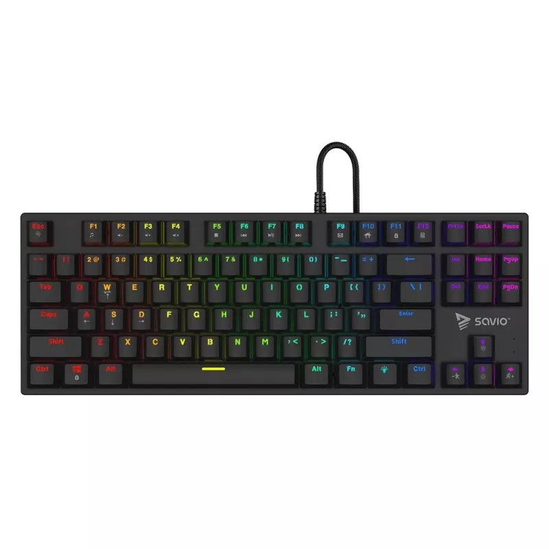 Savio Mechanical klaviatūra RGB Tempest X2 Outemu Brown