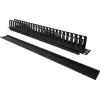 Kabelių dėžutė Alantec PK008 sieninis organizatorius 1U juodas metalas/plastikas