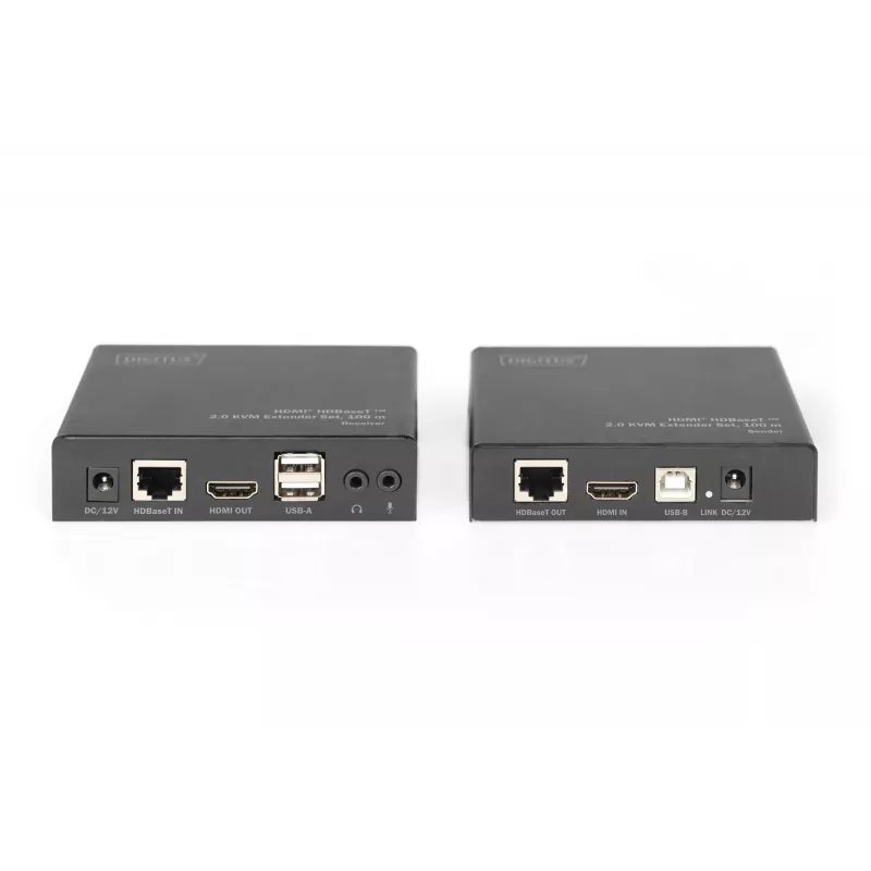 Digitus 4K HDMI HDBaseT™ 2.0 KVM plėtiklio rinkinys, 100 m