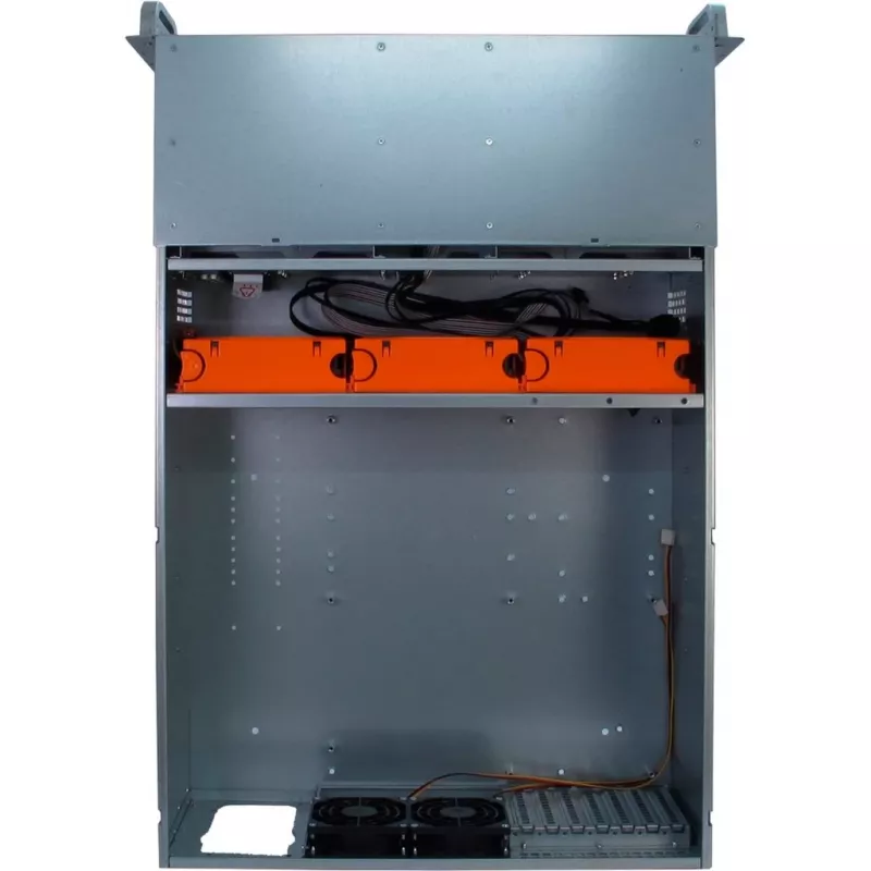 Inter-Tech IPC 4U-4416 stovo versija išplėstinė ATX / SSI EEB juoda