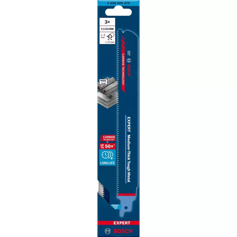 Bosch Expert 2 608 900 375 pjūklelio / siūklės pjūklo / grąžto pjūklo diskas Carbide 3 vnt.
