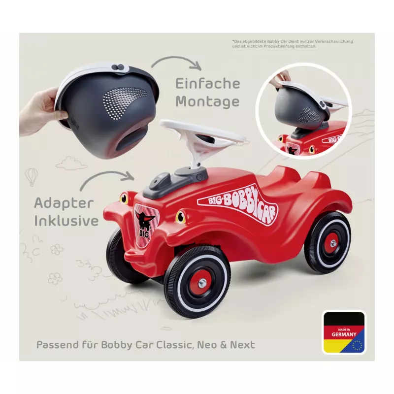 Bobby Car bagažo krepšys (pilka / balta)