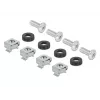 DIN bėgelio panelė DeLOCK 67031 Juoda Metalinė 19 colių 482,6 mm