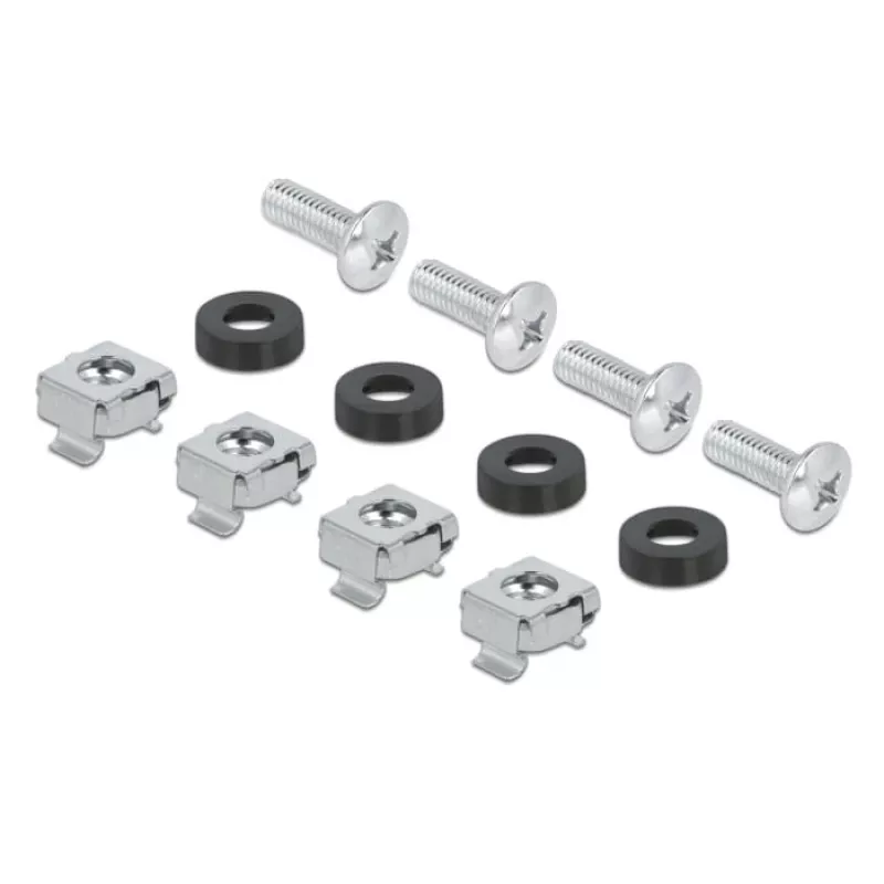 DIN bėgelio panelė DeLOCK 67031 Juoda Metalinė 19 colių 482,6 mm