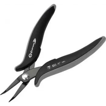 ESD pincetas c.k tools T3892 45° lenktas 152 mm – antistatinis tikslusis pincetas