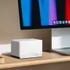 Tinklinė sistema MERCUSYS Halo H27BE (3 vnt.) Dviejų juostų 2,4/5 GHz Wi‑Fi 6, 3568 Mbps bendra sparta, 3x LAN prievadai, vidinės antenos, balta