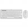 Logitech Pebble 2 Combo rinkinys, baltas, belaidis, vokiškas, 920-012204