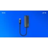 SAVIO Adapter USB-C 3.1 Gen.1 (M) į RJ-45 Gigabit Ethernet (F), 1000 Mbps, AK-56, pilka
