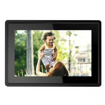 Denver PFF-1021BLACK skaitmeninis nuotraukų rėmelis Juodas 25,6 cm (10,1 inch) jutiklinis ekranas, Wi-Fi
