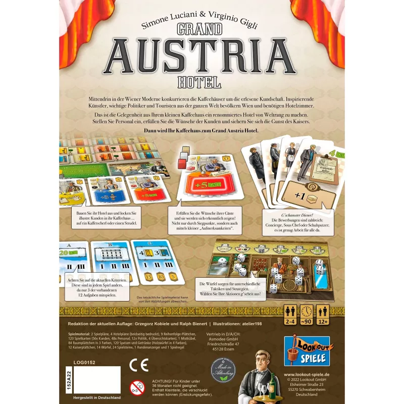 Grand Austria Hotel, stalo žaidimas