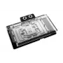 Backplate Alphacool 10269 Acrylic Aluminium Chrome Copper Nylon Juoda 155.5x235.9x34mm