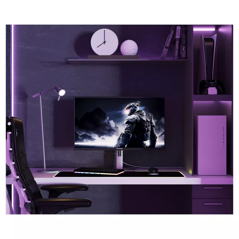 JAPANNEXT JN-I270WQHD300F-HSP kompiuterio monitorius 68,6 cm (27 colių) 2560 x 1440 pikselių Wide Quad HD LED pilkas