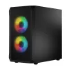 Kompiuterio korpusas Logic Concept Portos Mini ARGB Micro ATX juodas