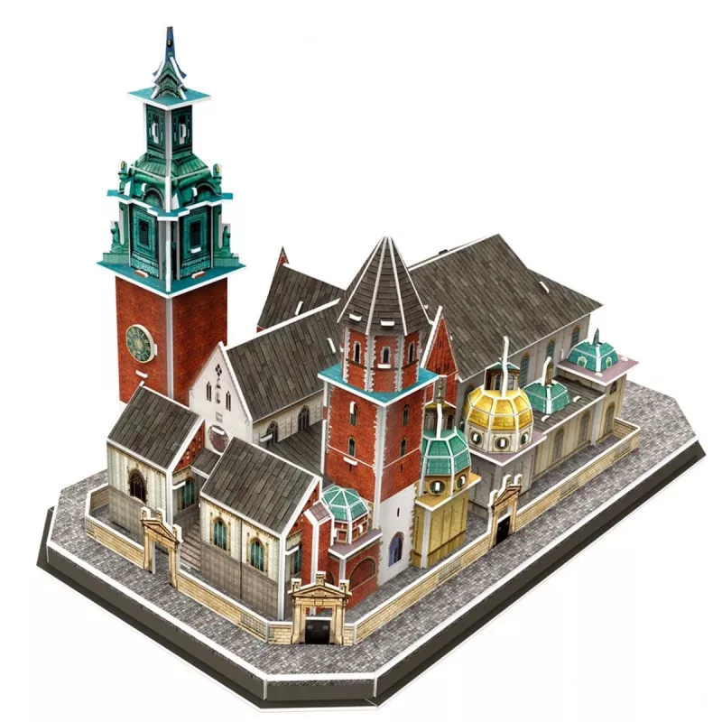 3D dėlionė cubicfun Vavelio katedra — 101 detalė, modelio rinkinys
