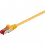 Wentronic Goobay CAT 6 komutacinis kabelis, S/FTP (PiMF), geltonas, 20 m - LSZH be halogenų, varinis (68307)