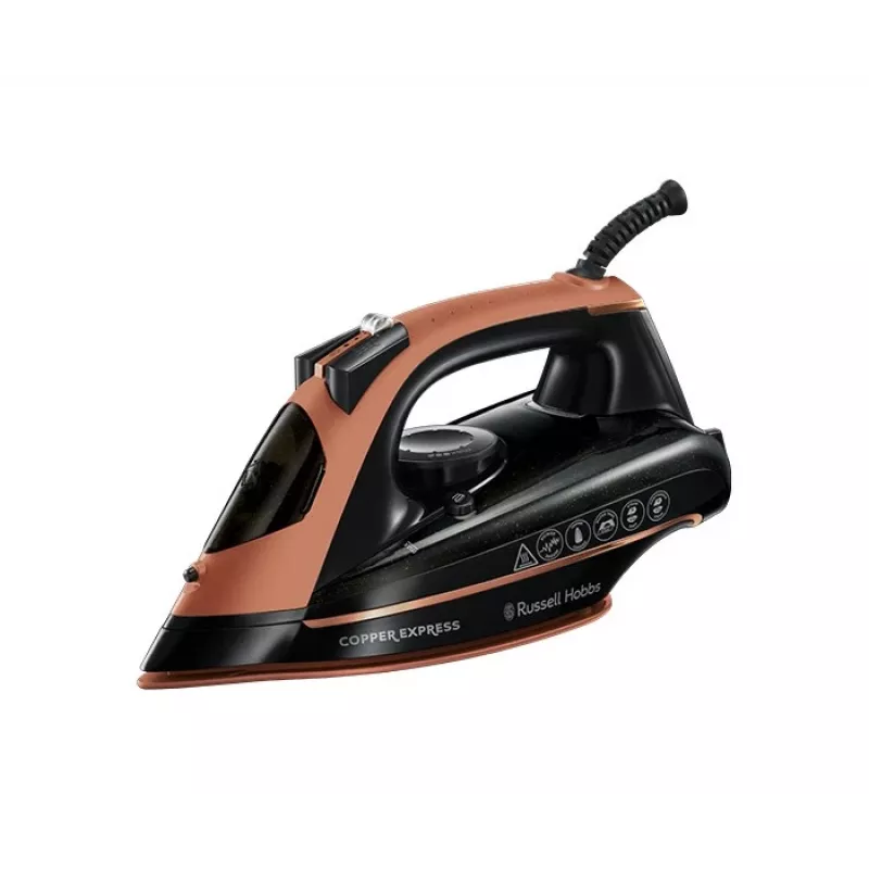 Russell Hobbs Copper Express Dry & Steam lygintuvas 2600 W juodas, varinis
