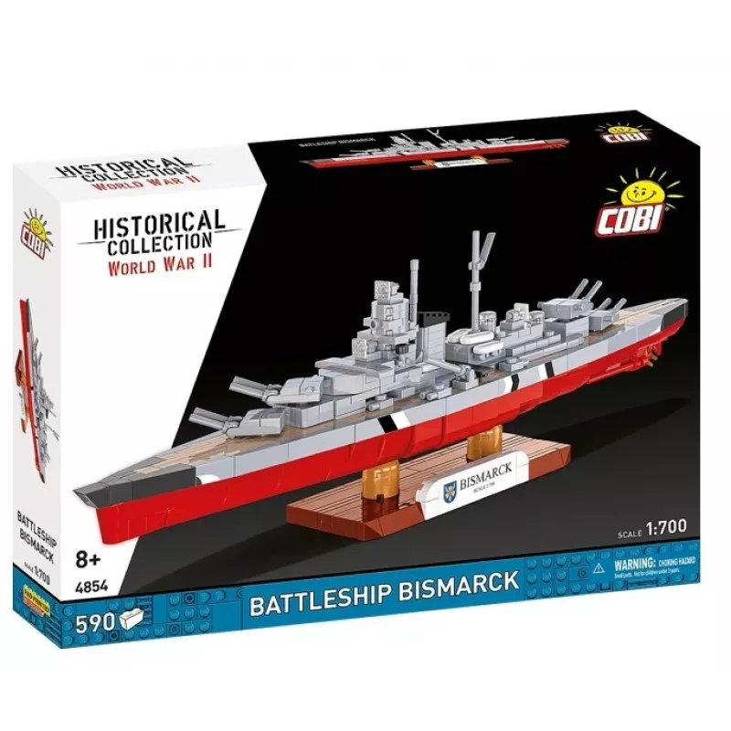 Konstruktorius Cobi Battleship Bismarck modelis, 590 dalių