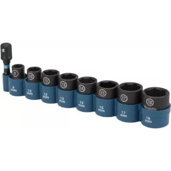 Makita E-16639 - smūginių galvučių rinkinys 3/8 8 dalių | su adapteriu 1/4 (E-16639)