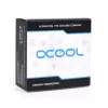 Water block Alphacool 17584 Brass Chrome 23.5mm x 31mm x 18.5mm