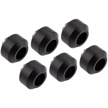 „OPTIMUS“ kietų vamzdelių jungčių rinkinys 12 mm vamzdeliams, 6 vnt. su montavimo įrankiu, juodas