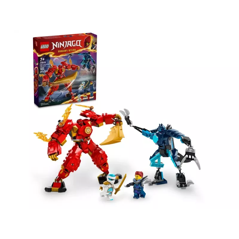 LEGO NINJAGO rinkinys 71808 — 322 dalys, 4 minifigūrėlės, aukštis 160 mm, amžius 7+