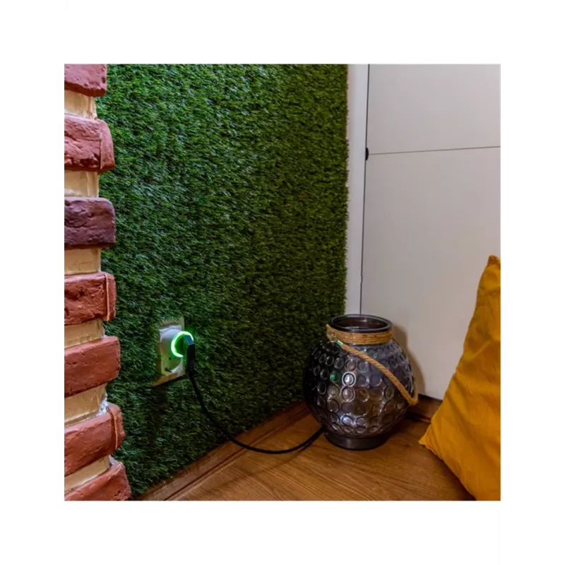 Išmanusis lizdas Shelly Plug S Gen3 — „Wi‑Fi“ išmanusis lizdas su energijos stebėjimu, F tipas, 110–230 V, 2500 W, baltas