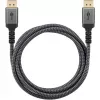 Goobay 65267 DisplayPort laidas 5 m juoda – sidabrinė (65267)