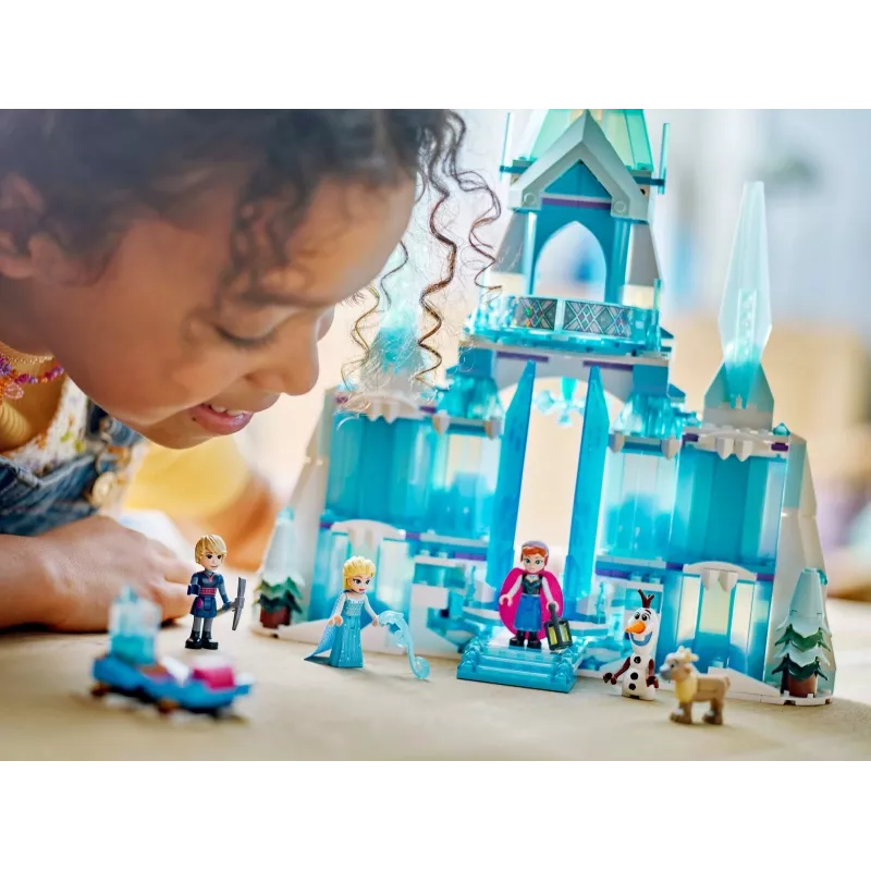 Konstruktorius LEGO Disney Princess Elsa's Winter Palace 43244 — statybos rinkinys kūrybiškam žaidimui