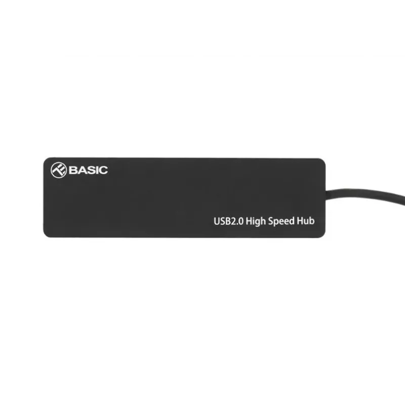 USB šakotuvas Tellur Basic 4 prievadų USB 2.0 — juodas, 4x USB-A prievadai