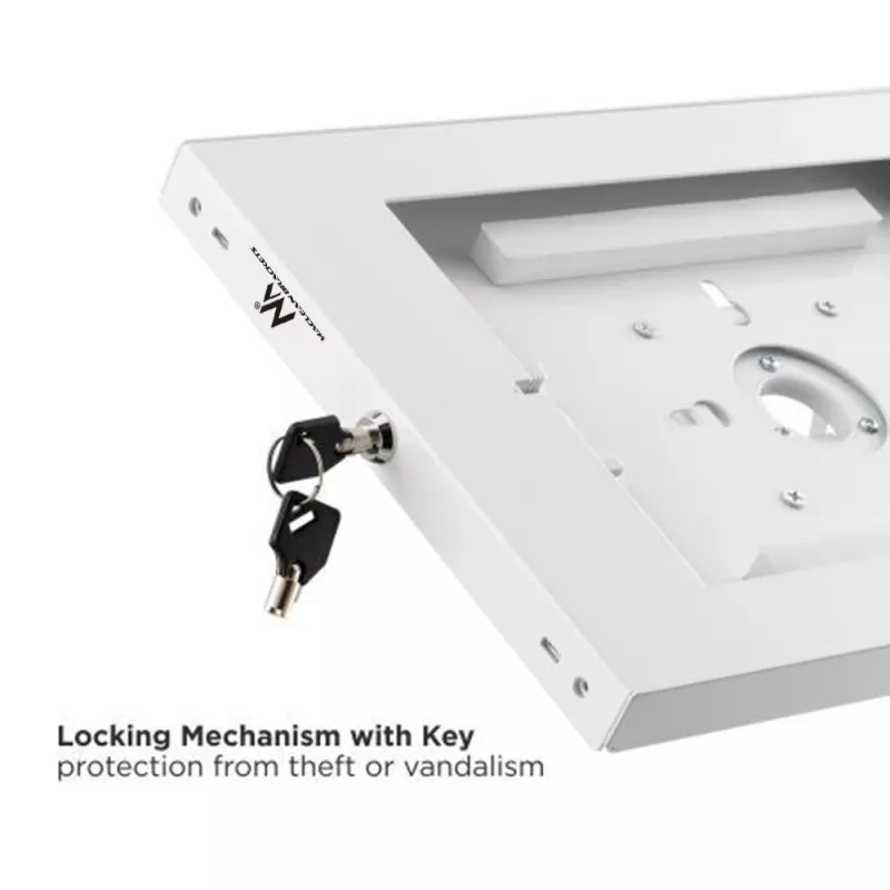 Maclean Wall Mount Tablet Hanger With Lock MC-474W