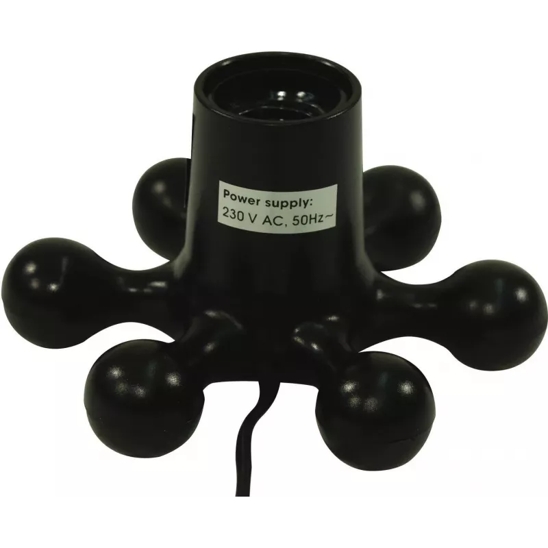 Šviestuvas EUROLITE Hexopus 51100650 juodas