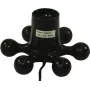 Šviestuvas EUROLITE Hexopus 51100650 juodas