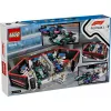 LEGO CITY 60444 F1 garažas su Mercedes-AMG ir Alpine automobiliais