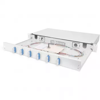 Šviesolaidinė jungimo dėžutė Digitus DN-96320/9 SC OS2 51,5 cm pilka