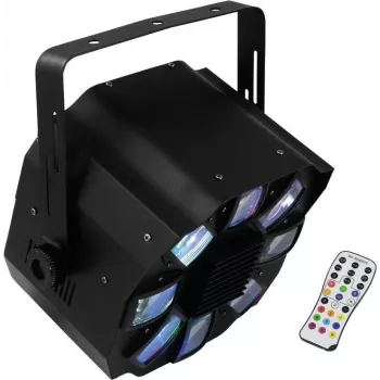 Apšvietimo įrenginys EUROLITE Flower Effect Light FE-700 LED, 7 spalvų, kompaktiškas scenos / diskotekų efektas